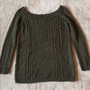 Off the shoulder sweater